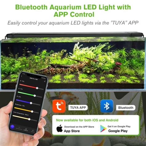 hygger Aquarium Bluetooth LED Light .